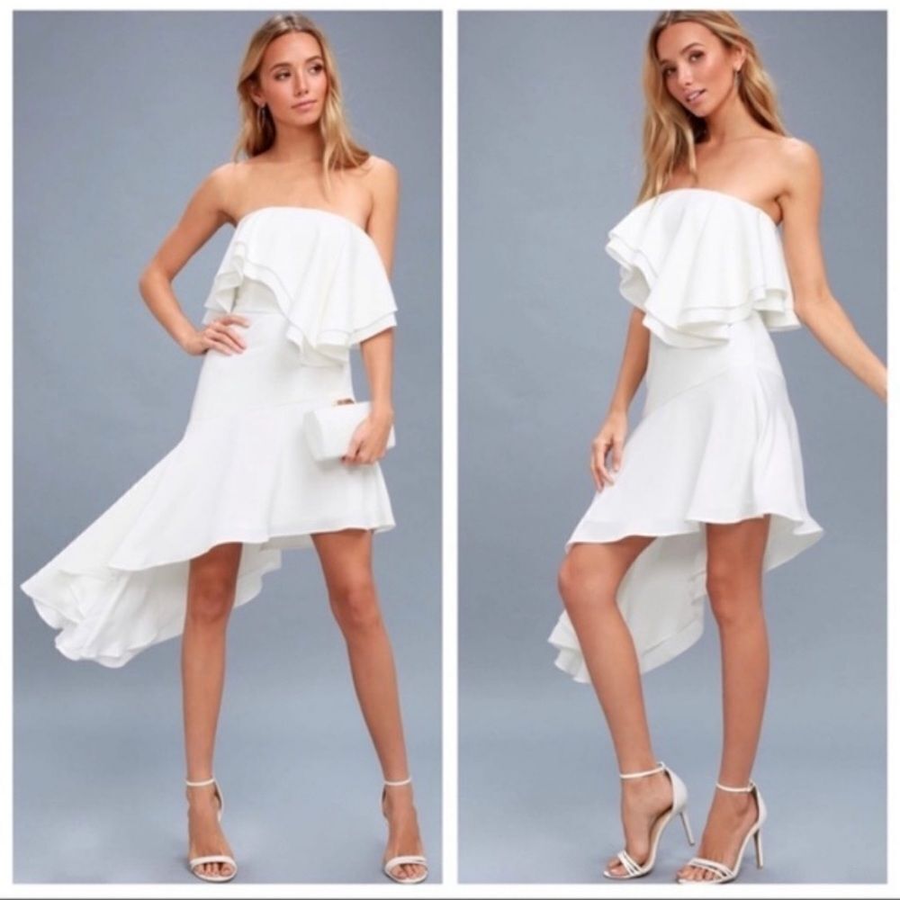 C/MEO COLLECTIVE Women’s Dress Size XS Ivory With you Special Occasion Dress